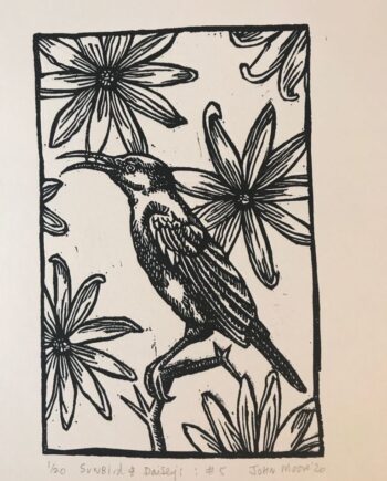Sunbirds and Daisies No. 5