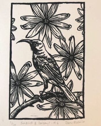 Sunbirds and Daisies No. 6