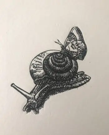 Tailwagging Snail And Friend