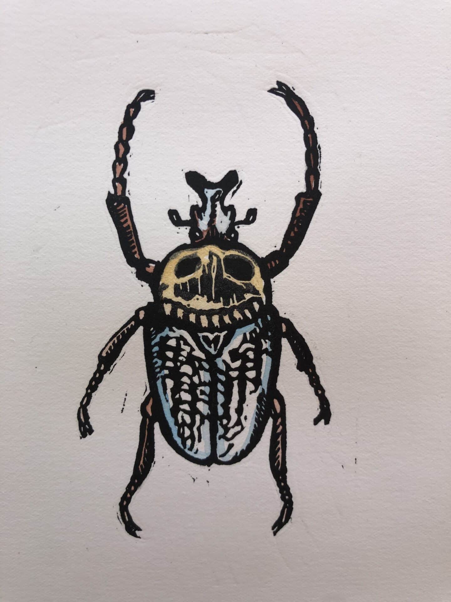 Little Shop Of Horrors - Goliath Beetle and Skull