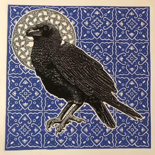Delft Series - White Necked Raven